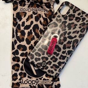 Loopy leopard with pink and black loopy